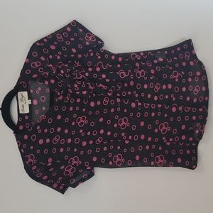 Bettie Page sheer top small